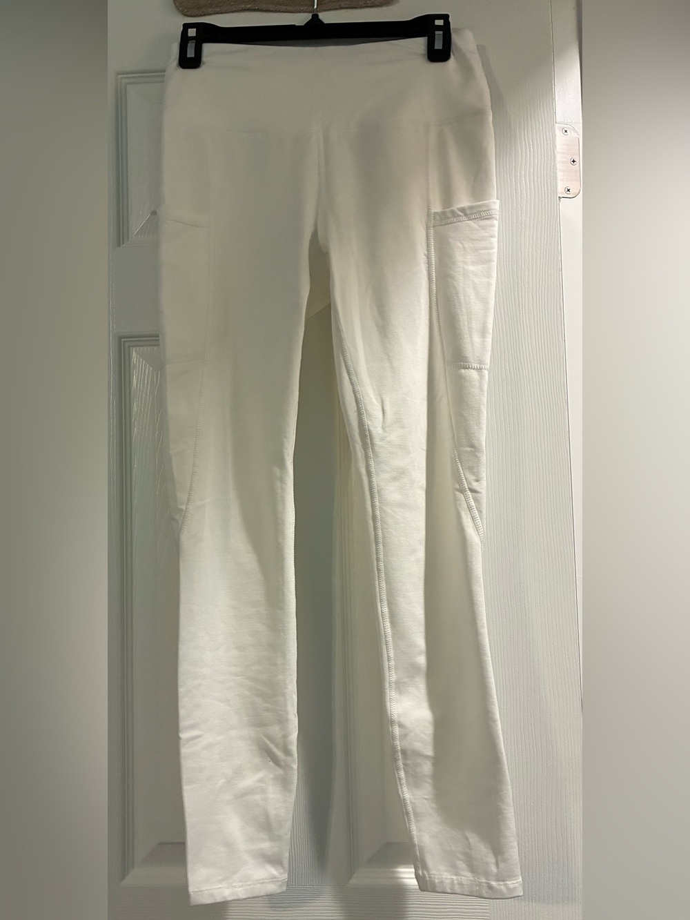 Apana White Fleece-lined Leggings